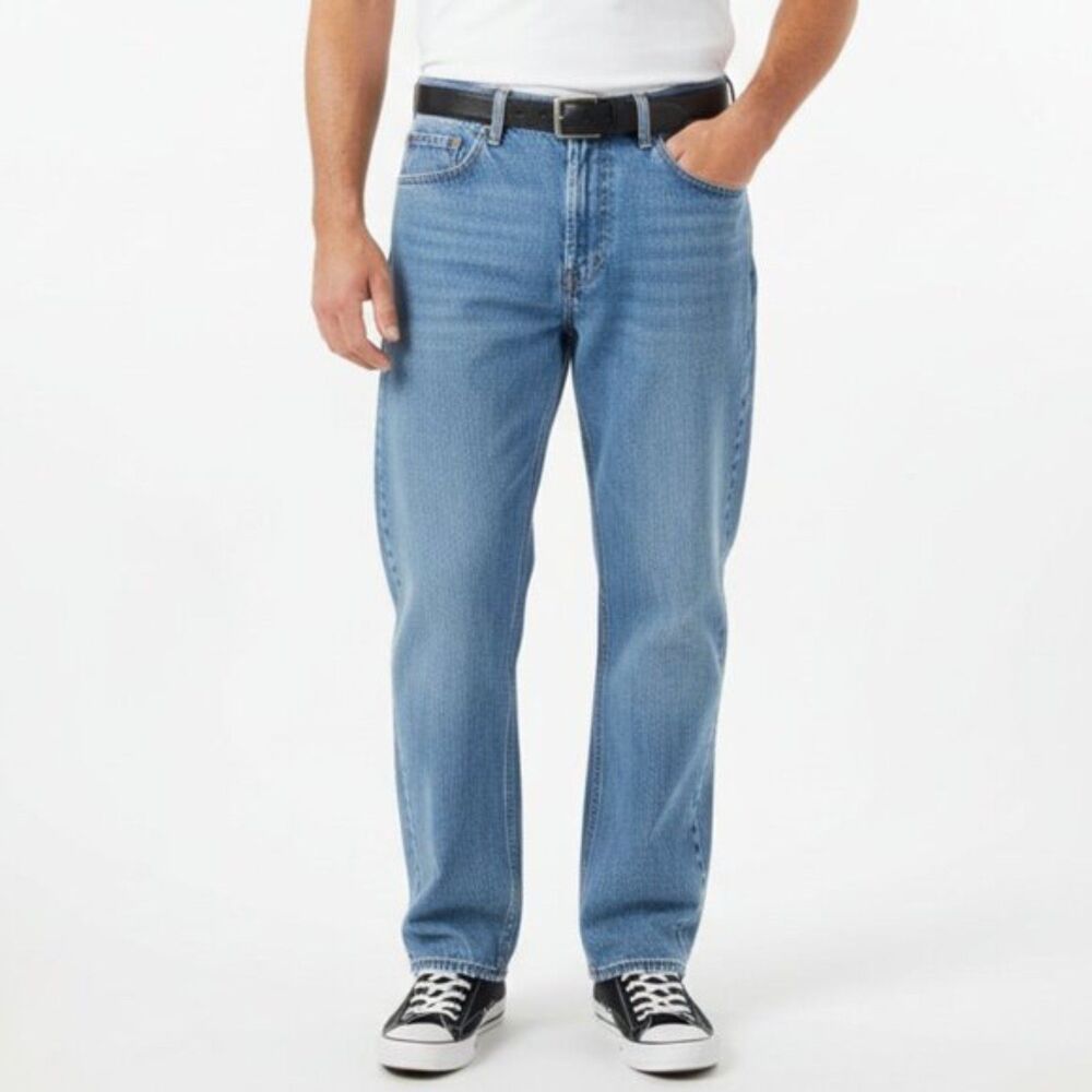 Carhartt Men's Blue Denim Relaxed Fit Jeans 31 x 30